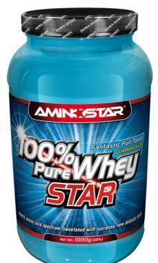 100% Pure Whey Star, Jahoda, 1000 g, 100%, Pure, Whey, Star, Jahoda, 1000, g