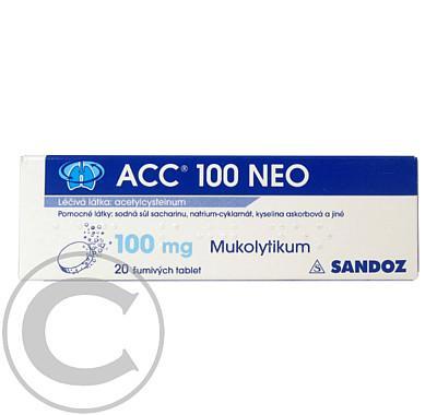 ACC 100 NEO  20X100MG Šumivé tablety, ACC, 100, NEO, 20X100MG, Šumivé, tablety