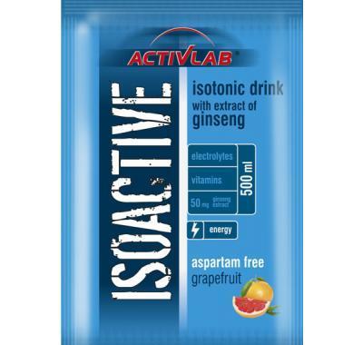 ActivLab Isoactive iontový nápoj s ženšenem 20 sáčků grapefruit, ActivLab, Isoactive, iontový, nápoj, ženšenem, 20, sáčků, grapefruit