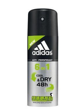 Adidas 6in1 Cool & Dry 48h Antiperspirant 150ml, Adidas, 6in1, Cool, &, Dry, 48h, Antiperspirant, 150ml