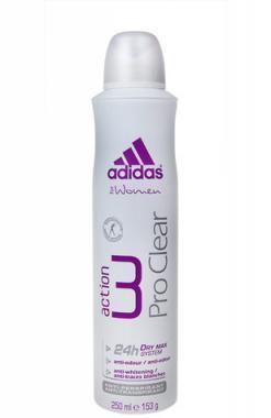 Adidas Action 3 Pro Clear Deodorant 250ml, Adidas, Action, 3, Pro, Clear, Deodorant, 250ml