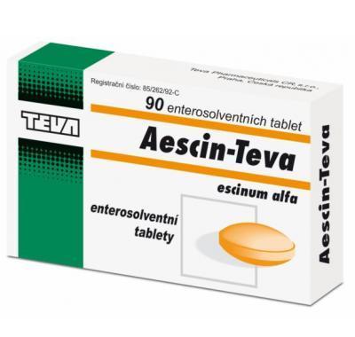 AESCIN-TEVA por. tablety ent. 90X20MG, AESCIN-TEVA, por., tablety, ent., 90X20MG