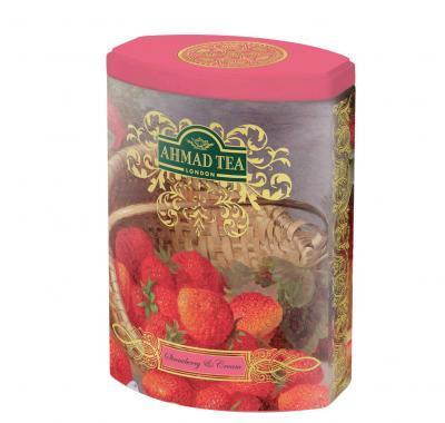 AHMAD TEA Fine Selection Strawberry Cream 100 g, AHMAD, TEA, Fine, Selection, Strawberry, Cream, 100, g