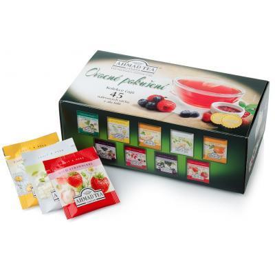 AHMAD TEA Ovocné pokušení 9 x 5 ovocných a bylinných čajů, AHMAD, TEA, Ovocné, pokušení, 9, x, 5, ovocných, bylinných, čajů