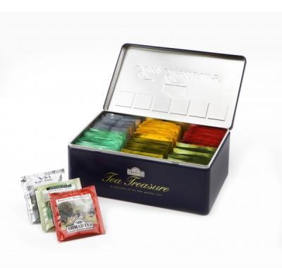 AHMAD Tea Treasure - plechová dóza 6 x10 sáčků, AHMAD, Tea, Treasure, plechová, dóza, 6, x10, sáčků