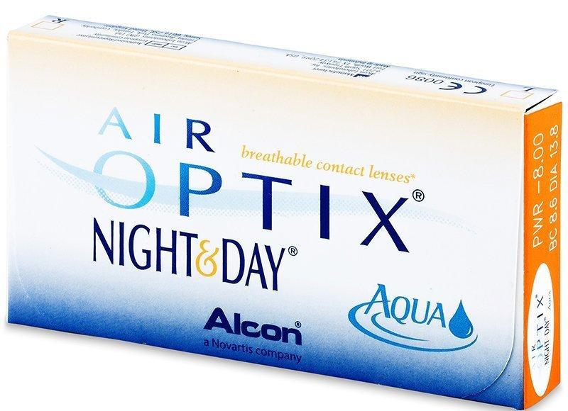 Air Optix Night and Day Aqua (3 čočky), Air, Optix, Night, and, Day, Aqua, 3, čočky,