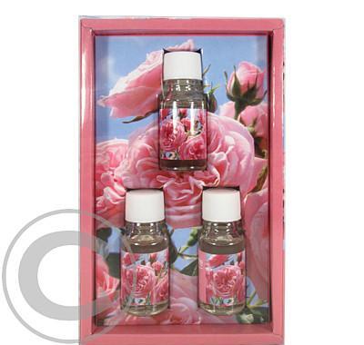 Airpure - vonný olej 3x10ml, růže, Airpure, vonný, olej, 3x10ml, růže