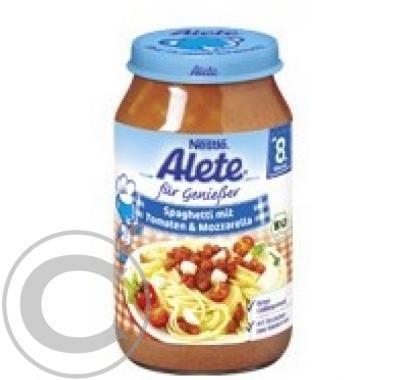 ALETE Masozeleninový příkrm 220g špagety, rajčata, mozzarella, ALETE, Masozeleninový, příkrm, 220g, špagety, rajčata, mozzarella