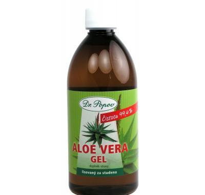 Aloe Vera gel 500ml potravinový doplněk Dr.Popov, Aloe, Vera, gel, 500ml, potravinový, doplněk, Dr.Popov