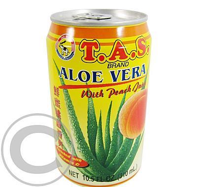 Aloe Vera přírodní šťáva příchuť broskev   vit.C plech 310ml, Aloe, Vera, přírodní, šťáva, příchuť, broskev, , vit.C, plech, 310ml