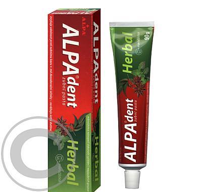 Alpa-dent Herbal zubní pasta 90 g, Alpa-dent, Herbal, zubní, pasta, 90, g