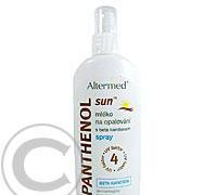 ALTERMED Panthenol Sun OF 4 mléko spr.Beta karoten, ALTERMED, Panthenol, Sun, OF, 4, mléko, spr.Beta, karoten