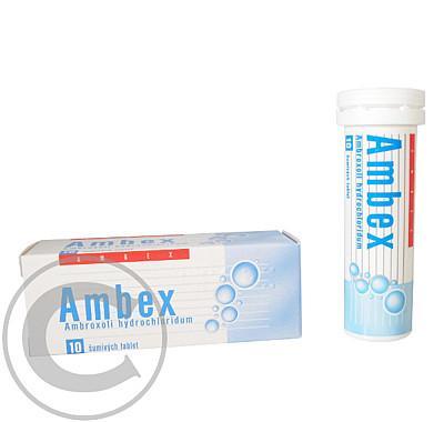 AMBEX  10X60MG Šumivé tablety, AMBEX, 10X60MG, Šumivé, tablety