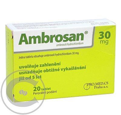 Ambrosan tablety 20x30 mg II, Ambrosan, tablety, 20x30, mg, II