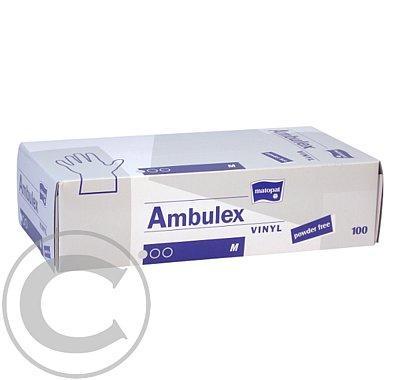 Ambulex Vinyl rukavice vinylové nepudrované M 100ks, Ambulex, Vinyl, rukavice, vinylové, nepudrované, M, 100ks