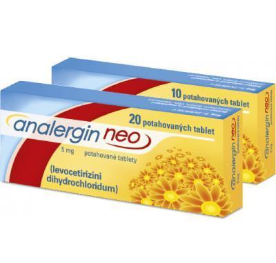 ANALERGIN  10X10MG Potahované tablety, ANALERGIN, 10X10MG, Potahované, tablety