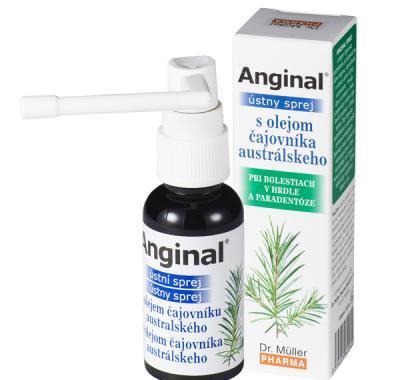 Anginal ústní sprej s TTO 30 ml, Anginal, ústní, sprej, TTO, 30, ml