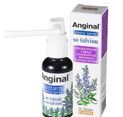 Anginal ústní sprej se šalvějí 30 ml, Anginal, ústní, sprej, se, šalvějí, 30, ml