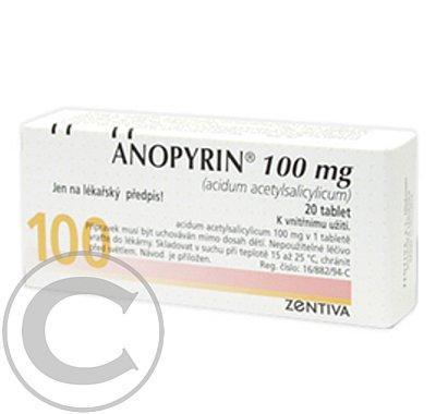 ANOPYRIN 100 MG  60X100MG Tablety, ANOPYRIN, 100, MG, 60X100MG, Tablety