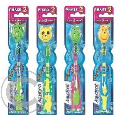 AQUAFRESH Flex-o-Friends dětský zubní kartáček