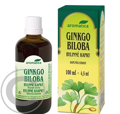 AROMATICA Ginkgo Biloba bylinné kapky 100 ml, AROMATICA, Ginkgo, Biloba, bylinné, kapky, 100, ml