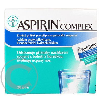 ASPIRIN COMPLEX  10X2SÁČKY Granule pro suspenzi, ASPIRIN, COMPLEX, 10X2SÁČKY, Granule, suspenzi