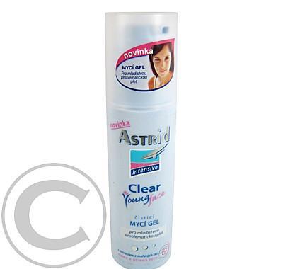 Astrid int. Clear Young Face mycí gel 150 ml, Astrid, int., Clear, Young, Face, mycí, gel, 150, ml