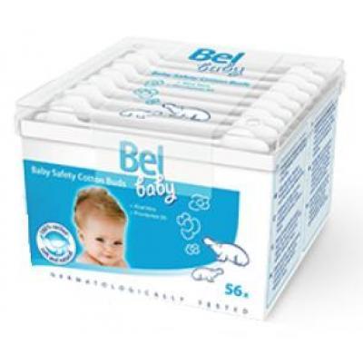 Bel Baby dětské vatové tyčinky 56ks, Bel, Baby, dětské, vatové, tyčinky, 56ks