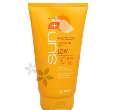 Bezbarvý gel na opalování pro citlivou pokožku SPF 10 (Clear Gel Sensitive Skin) 150 ml