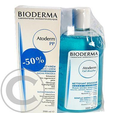 Bioderma Atoderm DUOpack(Sprchový gel   zvláčující krém), Bioderma, Atoderm, DUOpack, Sprchový, gel, , zvláčující, krém,