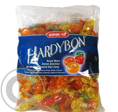 Bonbóny HARDYBON ovocná směs 1000g, Bonbóny, HARDYBON, ovocná, směs, 1000g