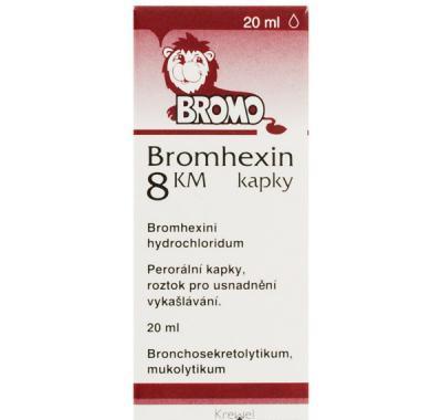 Bromhexin 8 KM kapky 1 x 20 ml, Bromhexin, 8, KM, kapky, 1, x, 20, ml