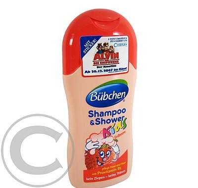 Bübchen šampon a sprch.gel pro děti jahoda 200ml, Bübchen, šampon, sprch.gel, děti, jahoda, 200ml