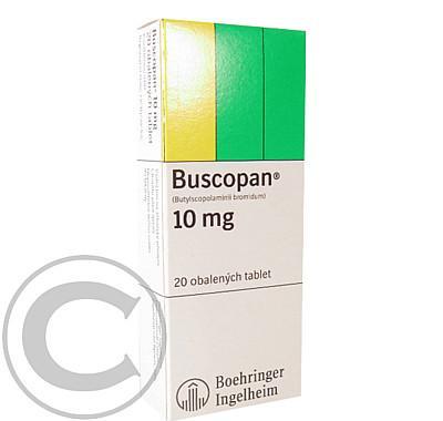 BUSCOPAN  20X10MG Obalené tablety, BUSCOPAN, 20X10MG, Obalené, tablety