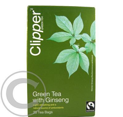 Čaj Clipper green tea with Ginseng 20x2g