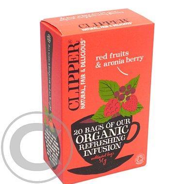 Čaj Clipper Organic Červené plody s aronií 20x2.5g