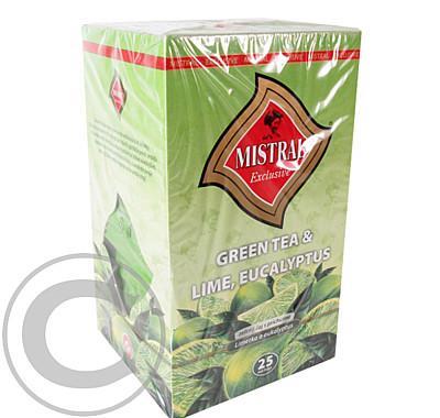 Čaj Mistrál Green Tea Limetka Eukalyptus 25x1.5g, Čaj, Mistrál, Green, Tea, Limetka, Eukalyptus, 25x1.5g