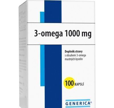GENERICA 3-omega 1000 mg 100 kapslí, GENERICA, 3-omega, 1000, mg, 100, kapslí