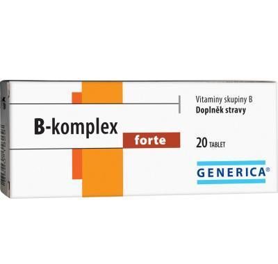 GENERICA B-komplex forte 20 tablet, GENERICA, B-komplex, forte, 20, tablet