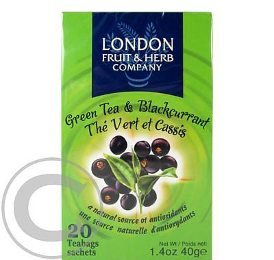 ČAJ Zelený s černým rybízem 20x2g London Fruit