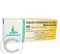 CALCII CARBONICI 0,5 TBL. MEDICAMENTA  50X0.5GM Tablety