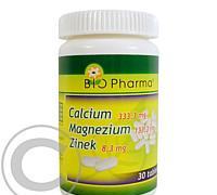 Calcium   Magnesium   Zinek tbl. 30 Bio-Pharma, Calcium, , Magnesium, , Zinek, tbl., 30, Bio-Pharma