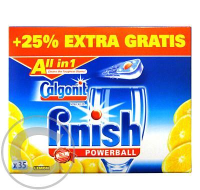 Calgonit Finish Powerball All in 1 Lemon  - 28 7ks, Calgonit, Finish, Powerball, All, in, 1, Lemon, 28, 7ks