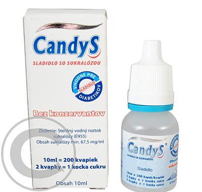 CandyS 10ml sladidlo se sukralózou, CandyS, 10ml, sladidlo, se, sukralózou