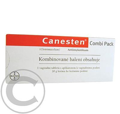 Canesten Combipack, 1 vaginální tableta   krém 20g, Canesten, Combipack, 1, vaginální, tableta, , krém, 20g