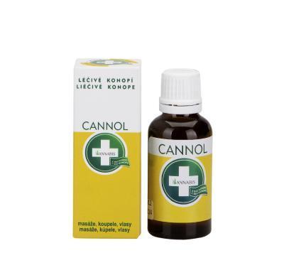 Cannol - konopný olej (masáž koupel vlasy) 30 ml, Cannol, konopný, olej, masáž, koupel, vlasy, 30, ml