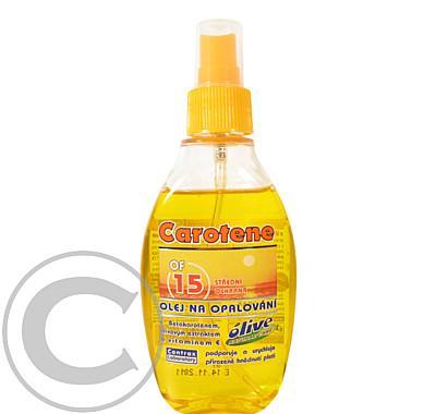 CAROTENE olej na opalování OF15 spray 150ml, CAROTENE, olej, opalování, OF15, spray, 150ml