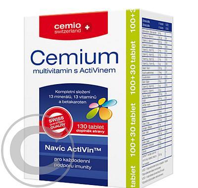 CEMIO Cemium multivitamin s activinem 100   30 tablet ZDARMA, CEMIO, Cemium, multivitamin, activinem, 100, , 30, tablet, ZDARMA