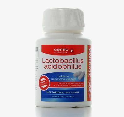 CEMIO Lactobacillus acidophilus BL 75   25 kapslí ZDARMA, CEMIO, Lactobacillus, acidophilus, BL, 75, , 25, kapslí, ZDARMA