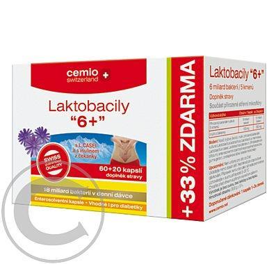 CEMIO Laktobacily 6  cps.60 20, CEMIO, Laktobacily, 6, cps.60, 20
